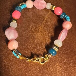 Hand Crafted Vibrant Beaded Bracelet
